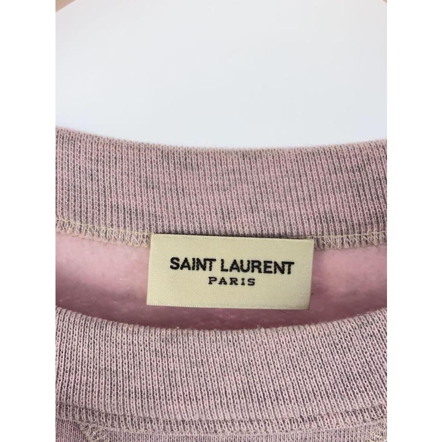 SAINT LAURENT◆スウェット/L/コットン/PNK/680845 Y36NU5421｜ssol-shopping｜03