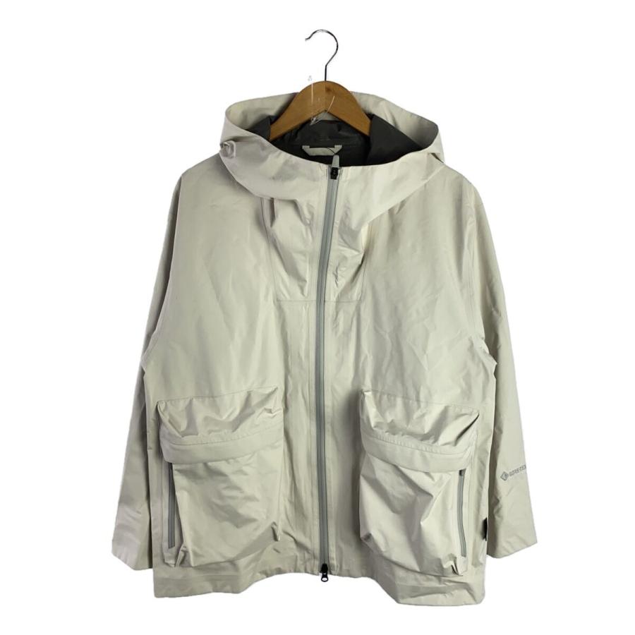 DESCENTE PAUSE◇マウンテンパーカ/S/ゴアテックス/WHT/DX-T1506TM