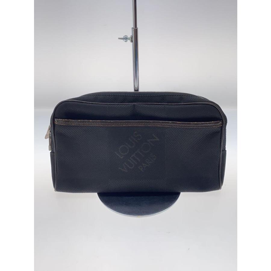 LOUIS VUITTON◇アクロバット_ダミエ・ジェアン_NVY/ナイロン/BLK