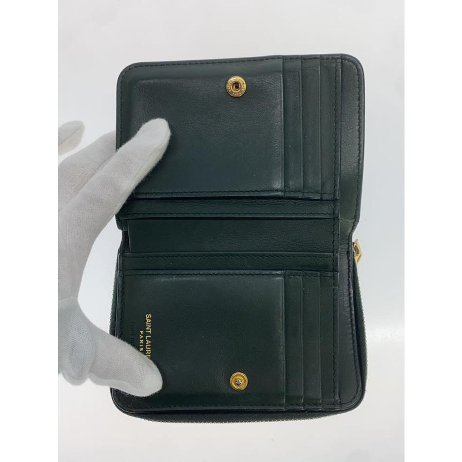 YSL 折りたたみ財布 SAINT LAURENT サンローラン 財布 二つつ折り アップタウン コンパクト
