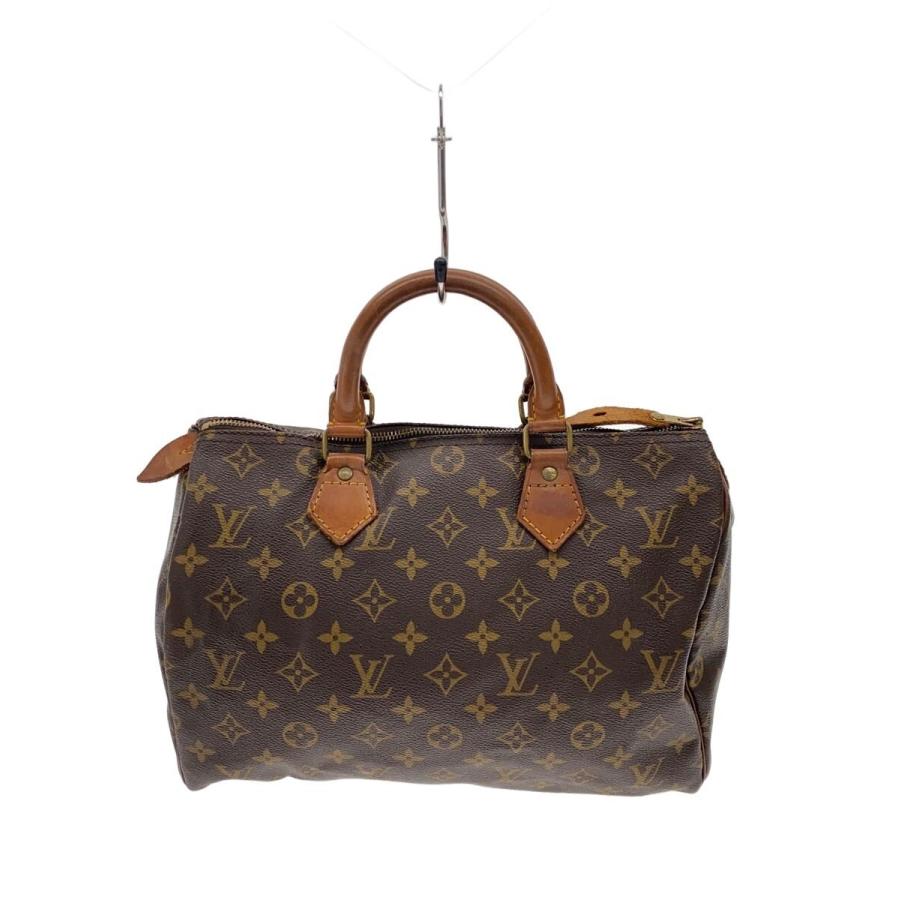 美品　Louis Vuitton モノグラム スピーディ30 LOUIS VUITTON◇1)スピーディ30_モノグラム・キャンバス/PVC/BRW