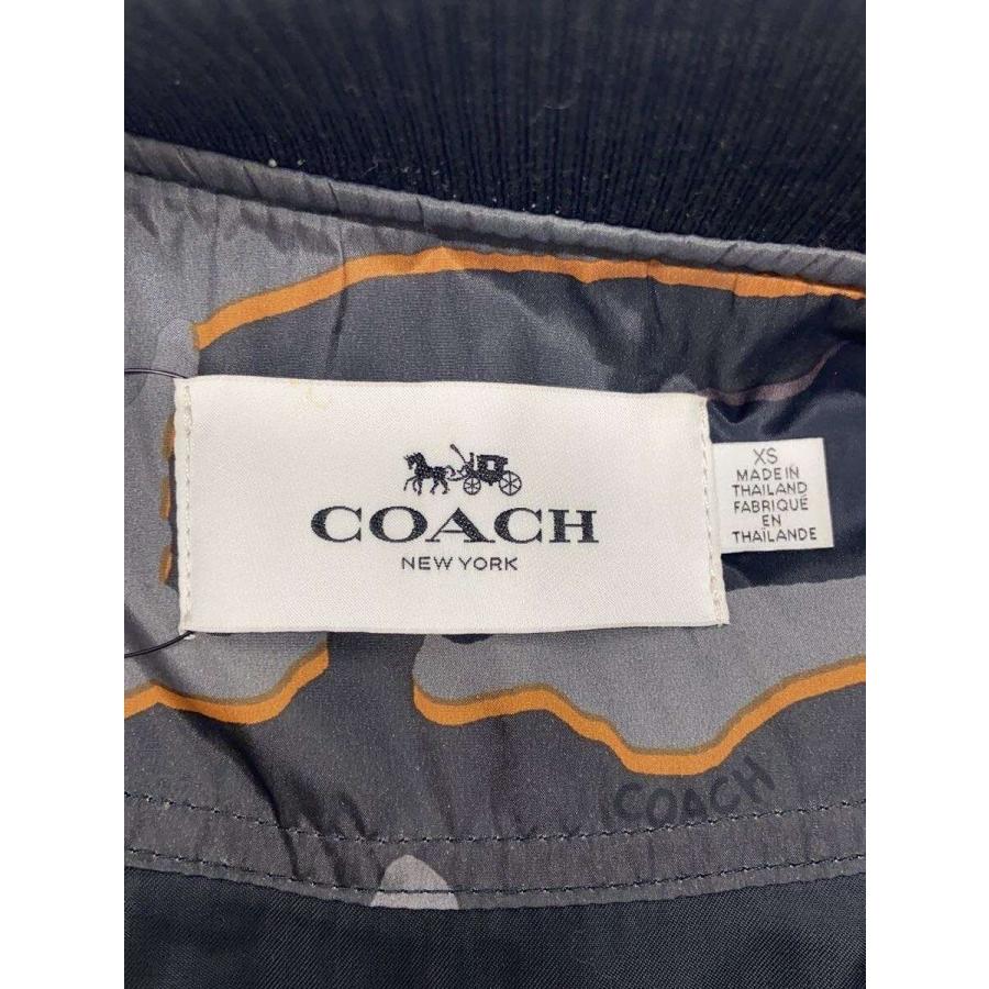 COACH◇スタジャン/XS/ウール/レザー/GRY/F33820 : セカンドストリート