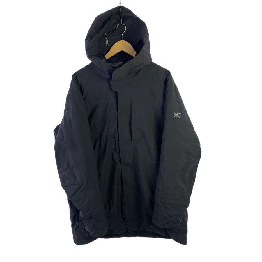 ARC'TERYX◇cerium hoody/ダウンジャケット/XL/ナイロン/BLK/無地