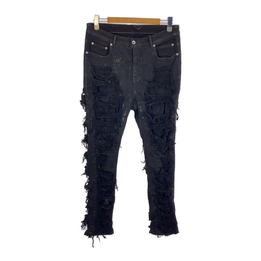 RICK OWENS DRKSHDW◇22AW/DETROIT CUT JEANS/33/デニム/BLK RICK OWENS DRKSHDW◇22AW/DETROIT CUT JEANS/33/デニム/BLK