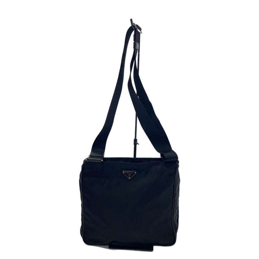 PRADAナイロン　ショルダーバック PRADA◇ショルダーバッグ/ナイロン/BLK/無地// : セカンドストリート