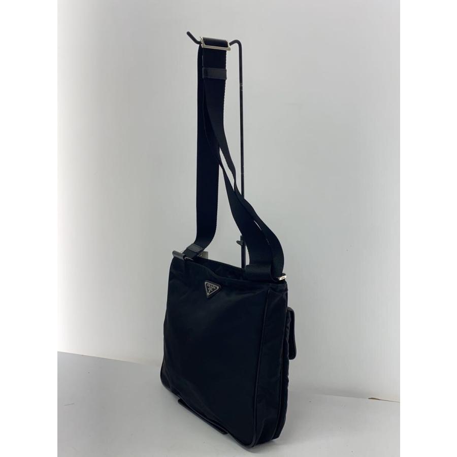 PRADA◇ショルダーバッグ/ナイロン/BLK/無地// : セカンドストリート