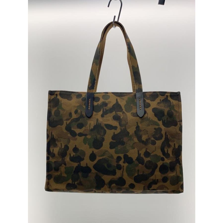 COACH◇レキシー/恐竜/トートバッグ/キャンバス/KHK/総柄/26895