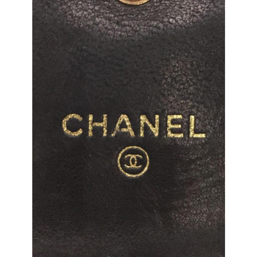 CHANEL◆3つ折り財布/レザー/ブラック/メンズ/キャビアスキン/ミニ/コンパクト/OLD/オールド/｜ssol-shopping｜03