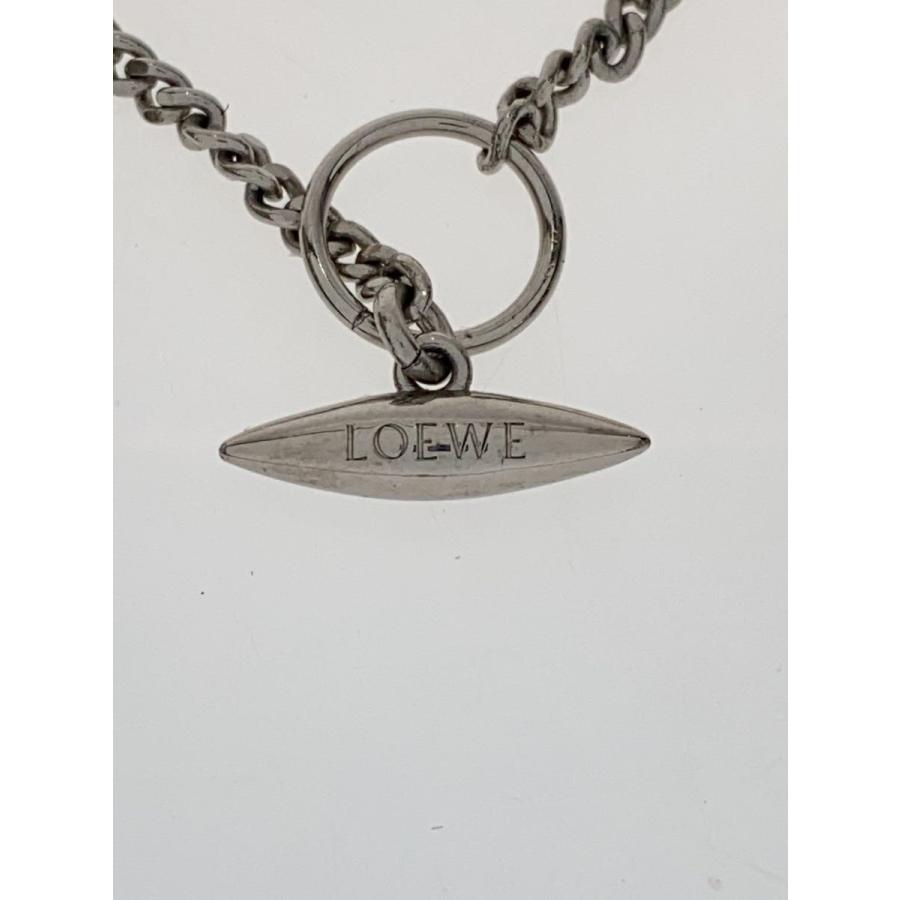 LOEWE◇パーソナライゼーション/ネックレス/--/SLV/トップ有 LOEWE◇パーソナライゼーション/ネックレス/--/SLV/トップ有