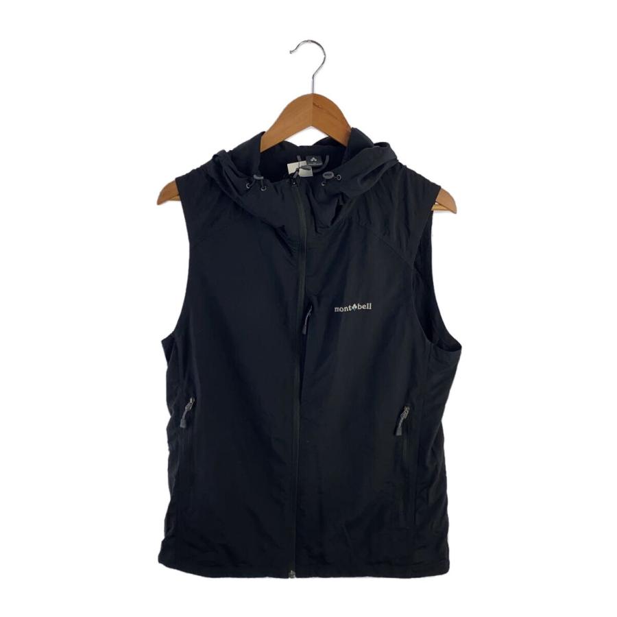 mont-bell◇O.Dフードベスト/ナイロンベスト/M/ナイロン/BLK/無地