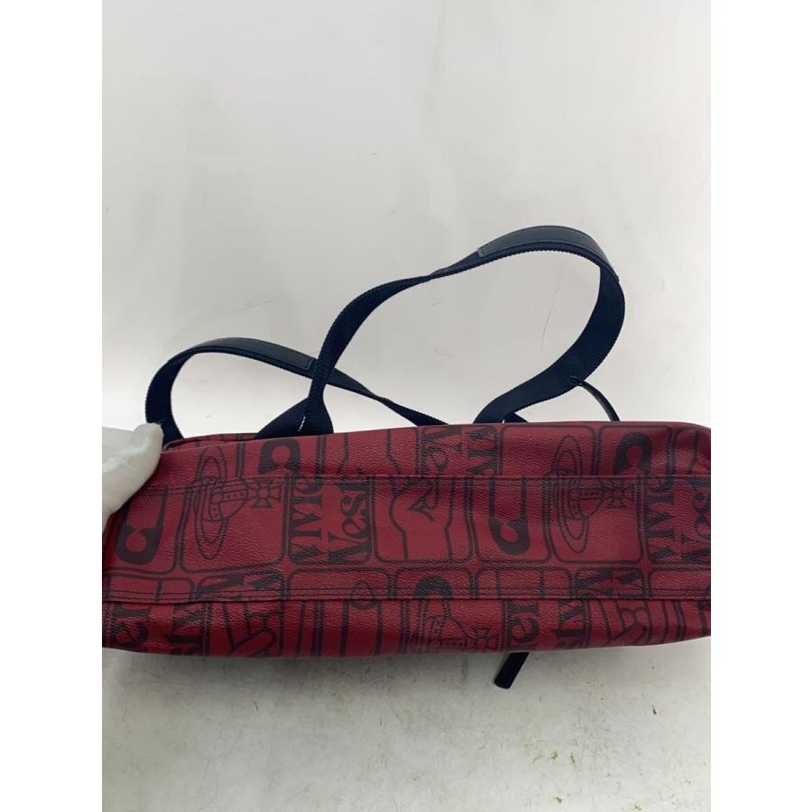 Vivienne Westwood◇オーブボストンバッグ/PVC/RED/プリント 