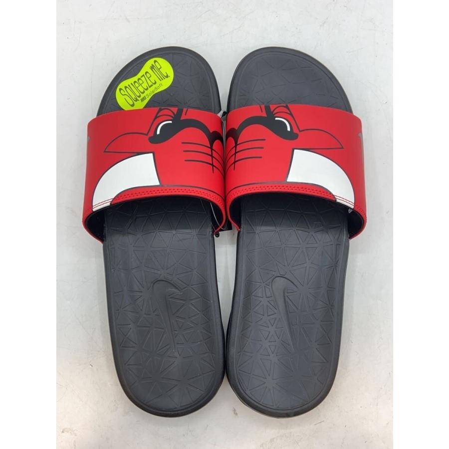 NIKE◇BENASSI SOLARSOFT NBA/ベナッシソーラーソフト/レッド/917551