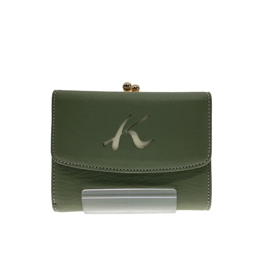 Kitamura◇2つ折り財布/レザー/GRN/レディース/PH0385// : セカンド
