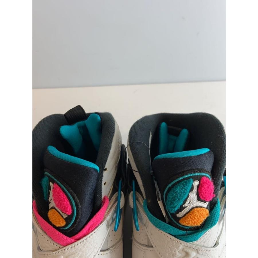 NIKE◇AIR JORDAN 8 RETRO/エアジョーダンレトロ/ホワイト/305381-113