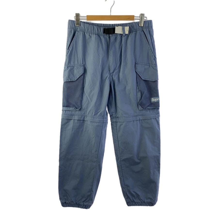 Supreme◇カーゴパンツ/S/コットン/BLU/Mesh Pocket Belted Cargo Pant
