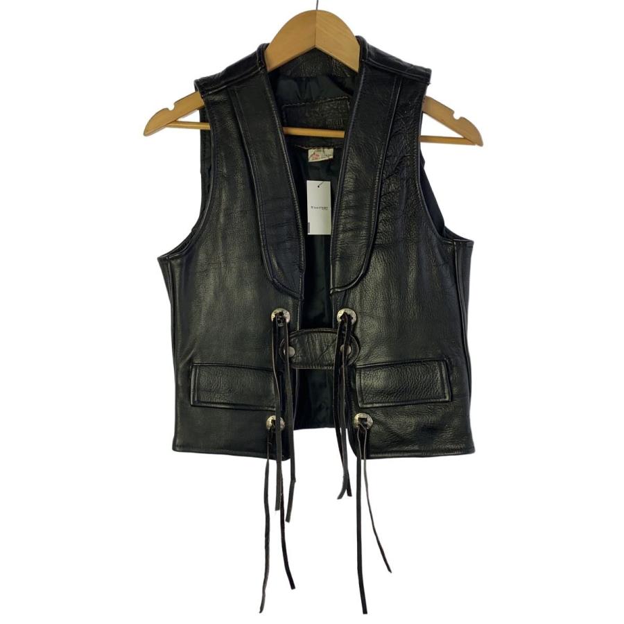 38inch オーチャード BRANDED GARMENTS レザーベスト BRANDED GARMENTS◇ベスト/36/レザー/BLK : セカンドストリートYahoo