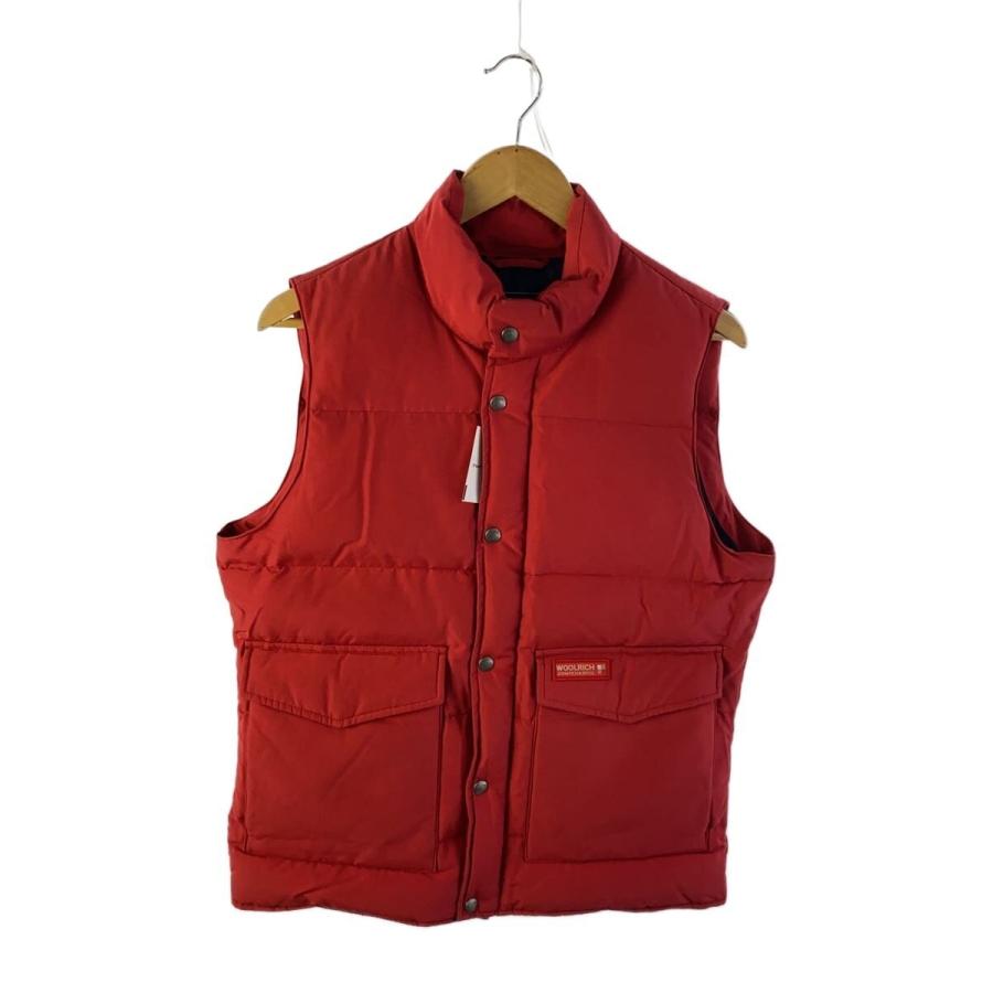 Woolrich◇ダウンベスト/S/コットン/RED/1302054 : セカンドストリート 