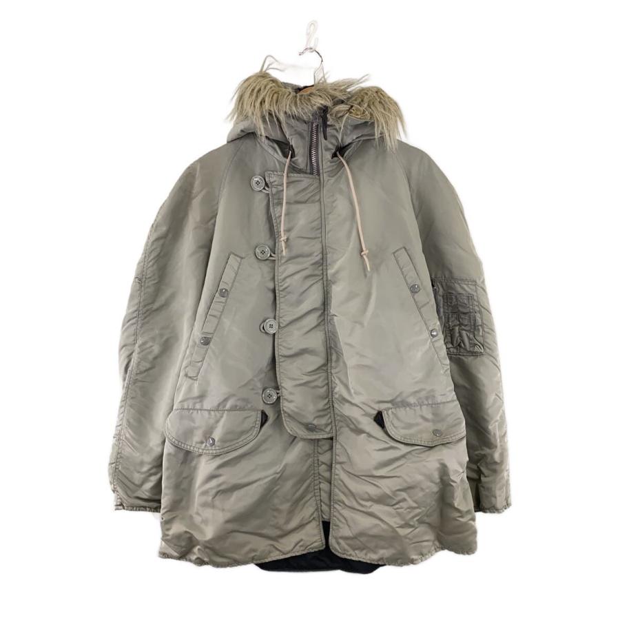 N-3B MADE IN USA コート ALPHA INDUSTRIES◇N-3B/IDEALジップ/USA製/ミリタリージャケット/M