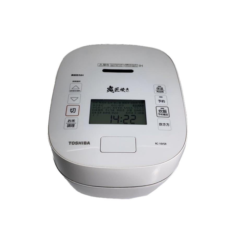 TOSHIBA◇炊飯器 RC-10VSR(W) : セカンドストリートYahoo!店 - 通販 