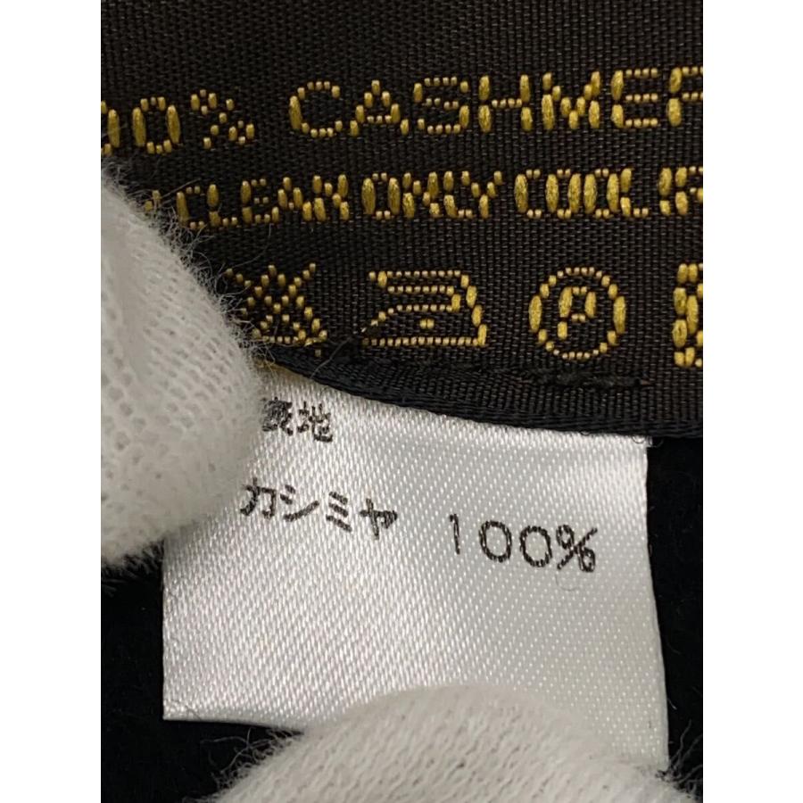LOUIS VUITTON◇LVロゴ/マフラー/カシミア/BLK/メンズ : セカンド
