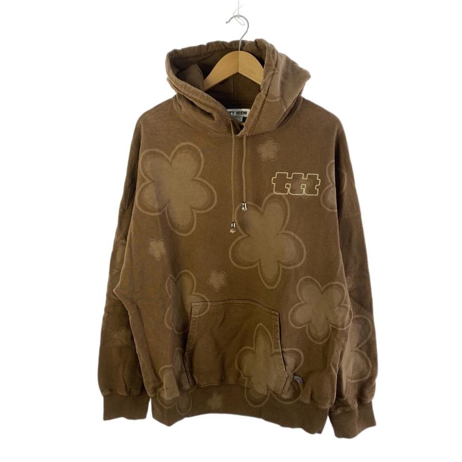 Ttt msw 新品　Sサイズ　パーカー TTT MSW ダークブラウン フード付きパーカー
