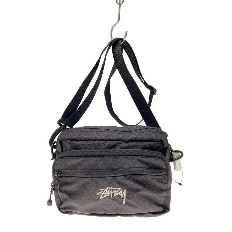 STUSSY◇ショルダーバッグ/ナイロン/BLK// : セカンドストリートYahoo