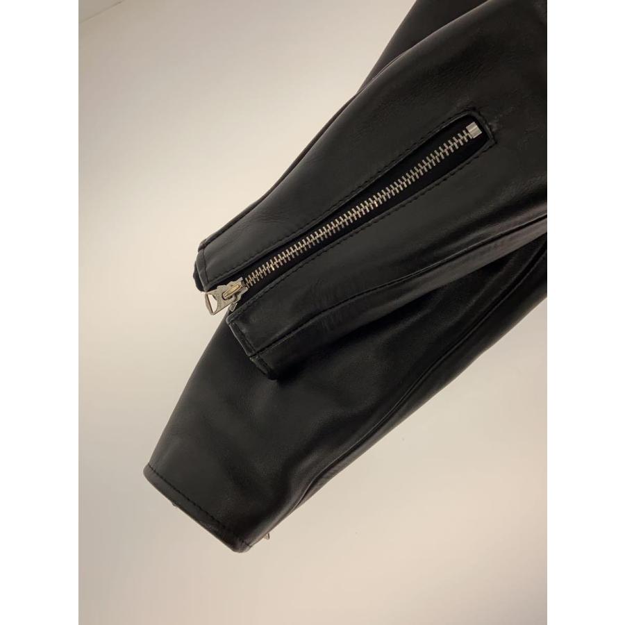 Schott◇ダブルライダースジャケット/36/レザー/BLK/無地/618 Schott◇ダブルライダースジャケット/36/レザー/BLK/無地/618