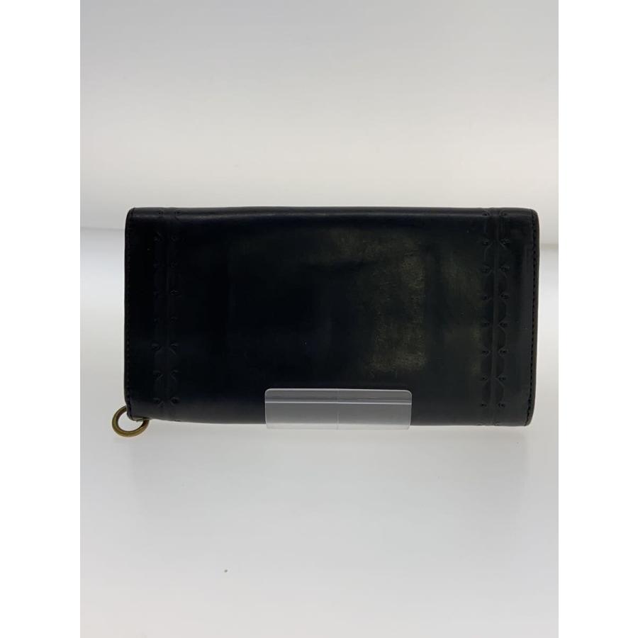 CALEE レザー長財布 ブラック CALEE◇長財布/レザー/BLK/無地/メンズ : セカンドストリート