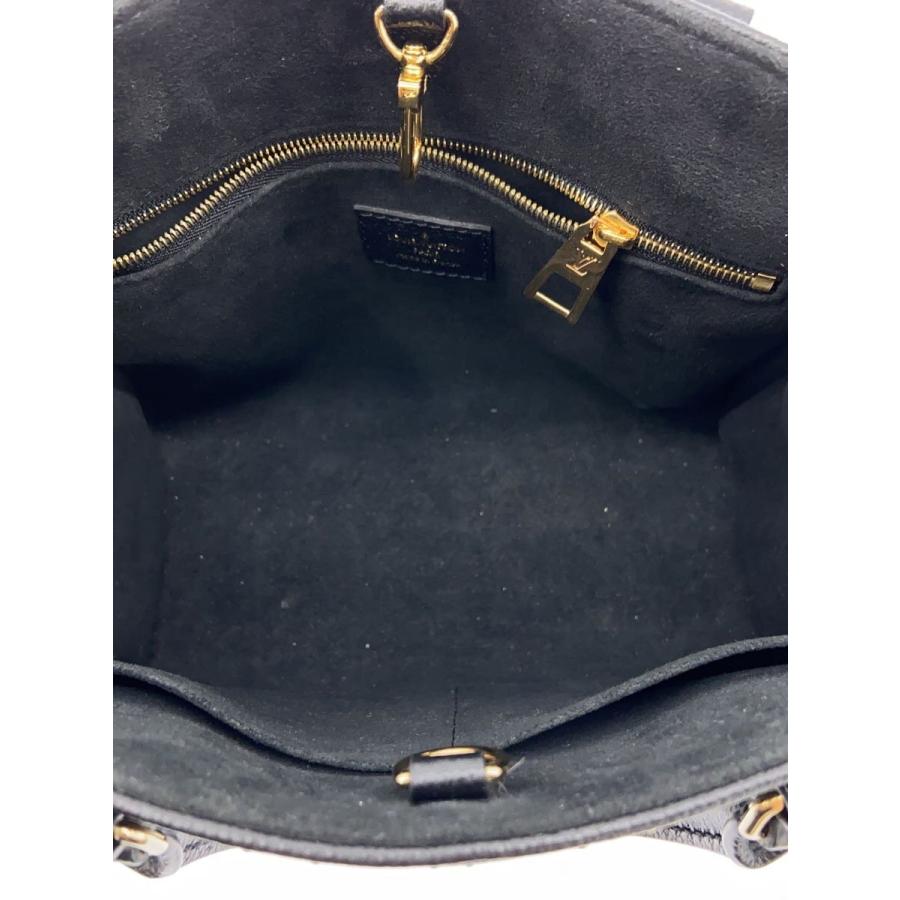 LOUIS VUITTON◇ハンドバッグ/レザー/BLK/総柄/M46733 LOUIS VUITTON◇ハンドバッグ/レザー/BLK/総柄/M46733