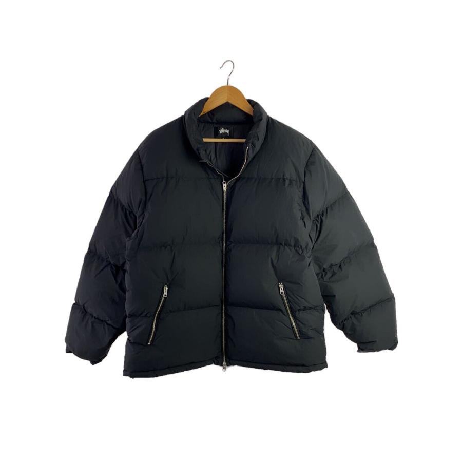 専用商品です STUSSY◇ダウンジャケット/XL/ナイロン/BLK/無地/115711/Nylon Down