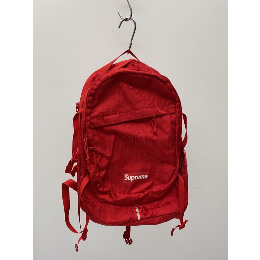 Supreme◇リュック/--/RED/19SS/BACKPACK/内側汚れ有り/CORDURA