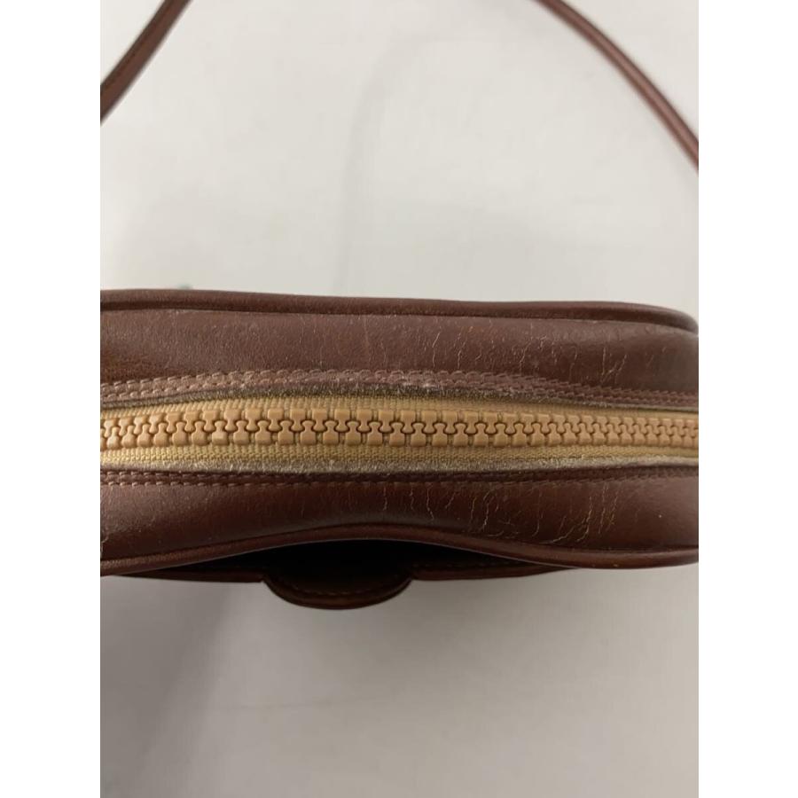 GUCCI◇ショルダーバッグ/レザー/BRW/総柄/29・001・3093/オールド