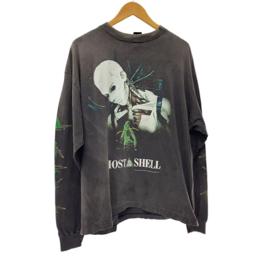 SAINT MICHAEL◇長袖Tシャツ/XL/コットン/BLK/SM-YS1-0000-C33/GS LS