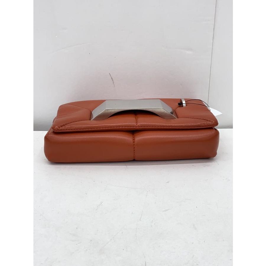 Rick Owens◇クラッチバッグ/レザー/ORN/無地/BIG QUILTED GRIFFIN