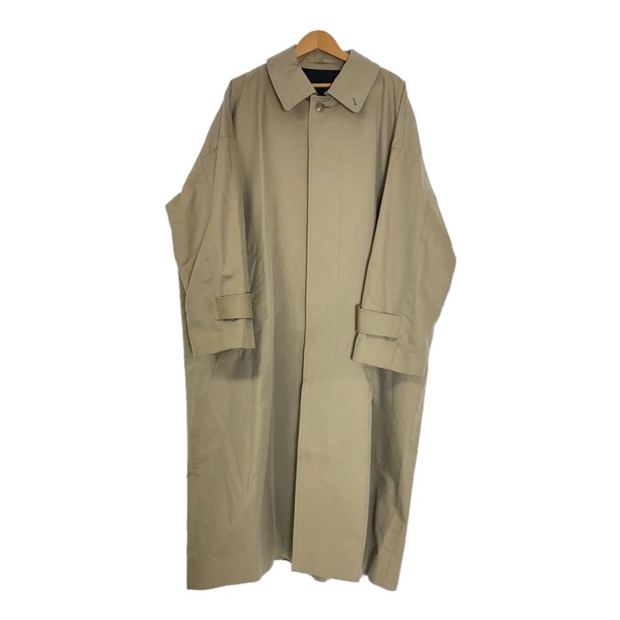 MARKAWARE◇HUGE SINGLE TRENCH COAT/トレンチコート/1/コットン/BEG