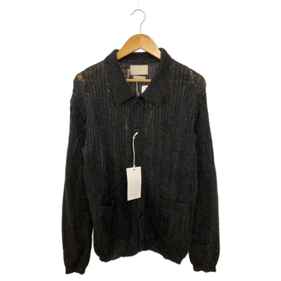 YOKE◇カーディガン(薄手)/1/モヘア/BLK/無地/yk25ss0954s : セカンド