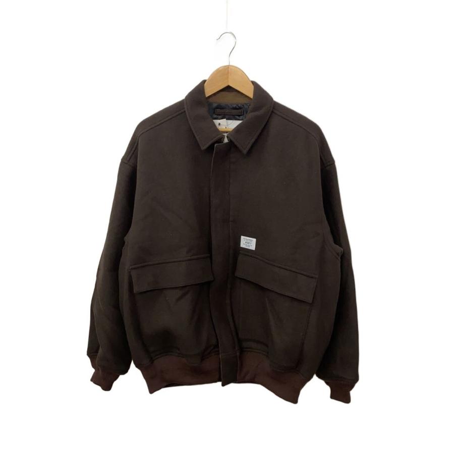 WTAPS◇ジャケット/3/ウール/BRW/無地/232BRDT-JKM04 : セカンド