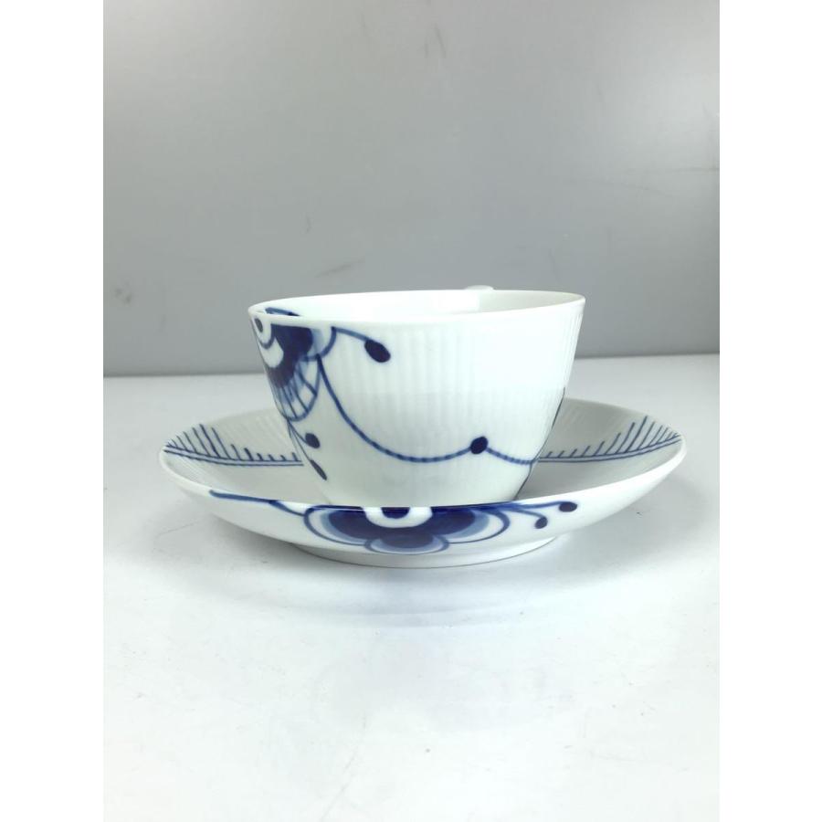 ROYAL COPENHAGEN◇カップ&ソーサー/2点セット/WHT 087/088/ブルー
