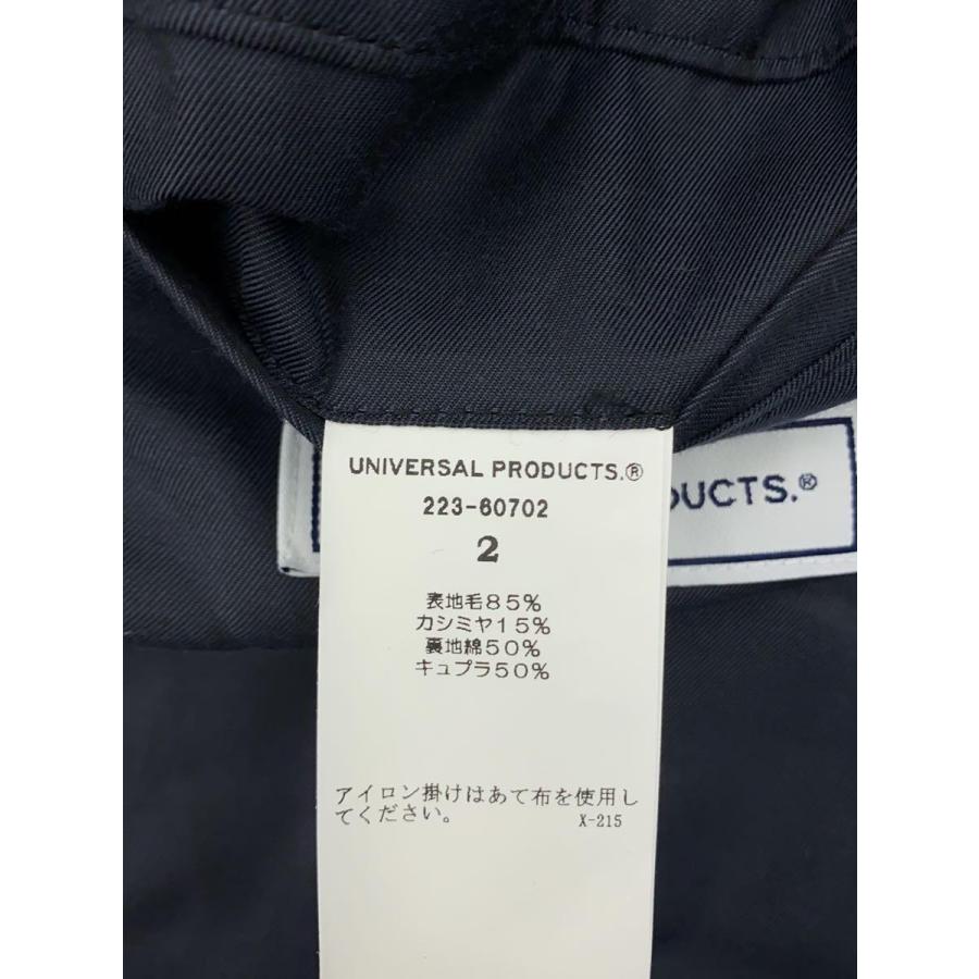 UNIVERSAL PRODUCTS◇チェスターコート/2/ウール/NVY/チェック/223 