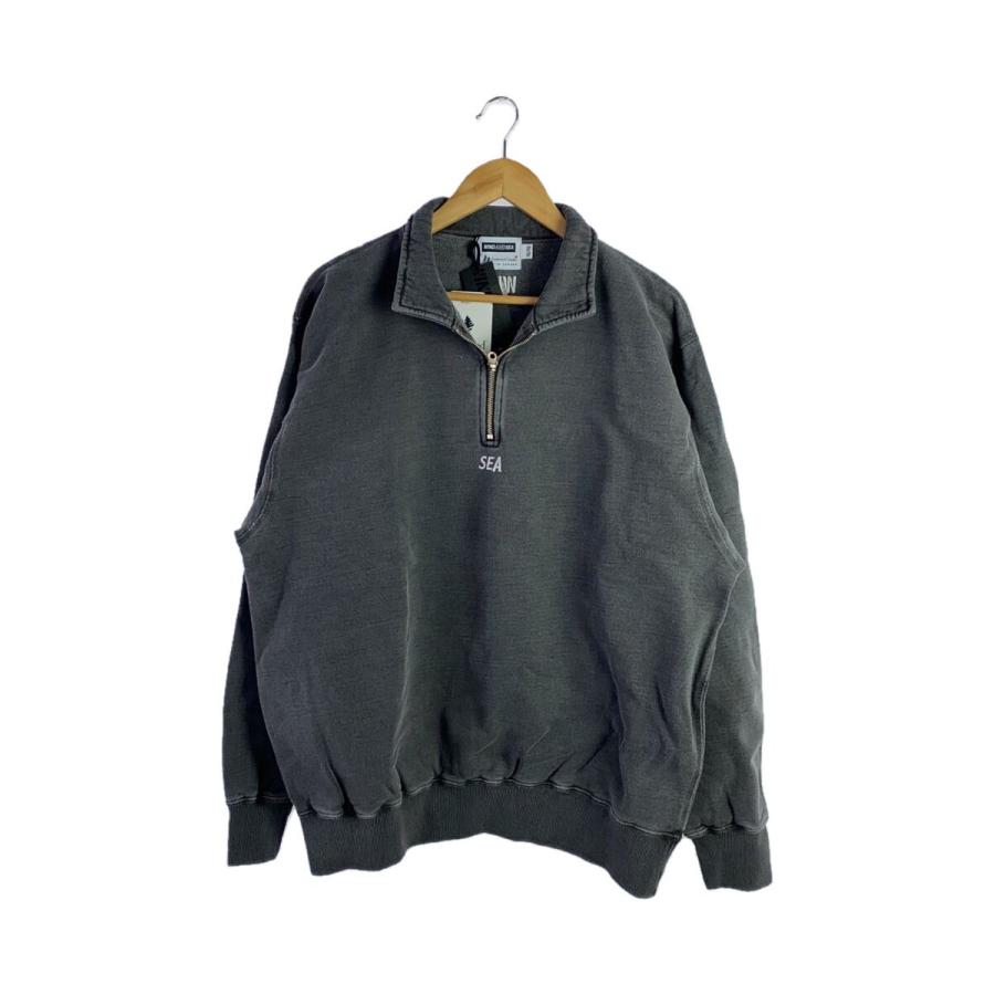 WIND AND SEA ×ローリングストーンズ ハーフジップトレーナー未使用｜4