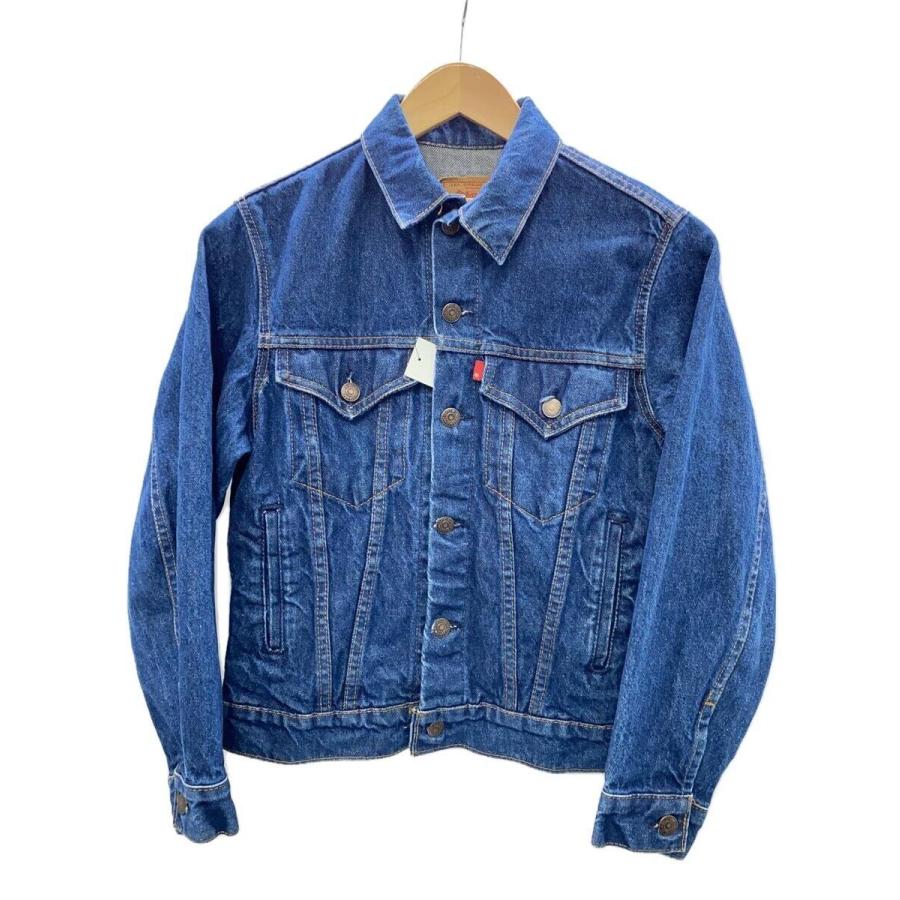 Levi's◇Gジャン/16/コットン/BLU/無地/USA製/ボタン裏511/70706-0216