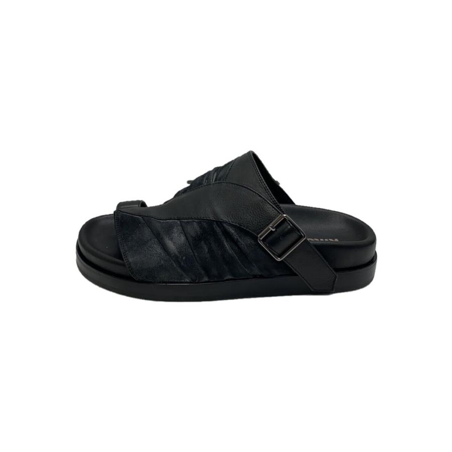 サンダル/42/BLK/レザー/スリッパサンダル 安い BALENCIAGA