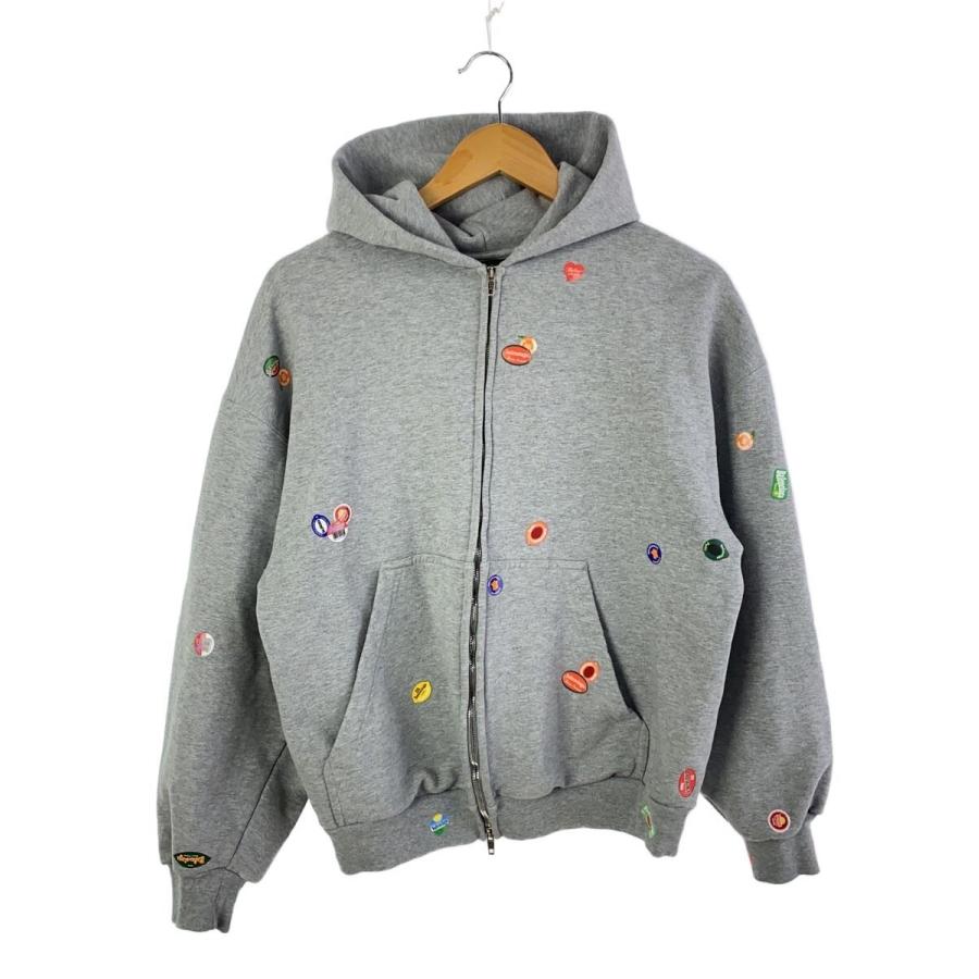 BALENCIAGA◇ジップパーカー/XS/コットン/GRY/Fruity// : セカンド
