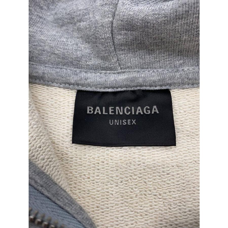 BALENCIAGA◇ジップパーカー/XS/コットン/GRY/Fruity// : セカンド