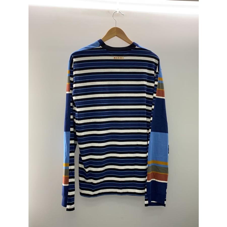 MARNI マルニ　 ストライプ 長袖カットソー　サイズ46 MARNI◇長袖Tシャツ/48/コットン/マルチカラー/ボーダー/HUMU0351QX