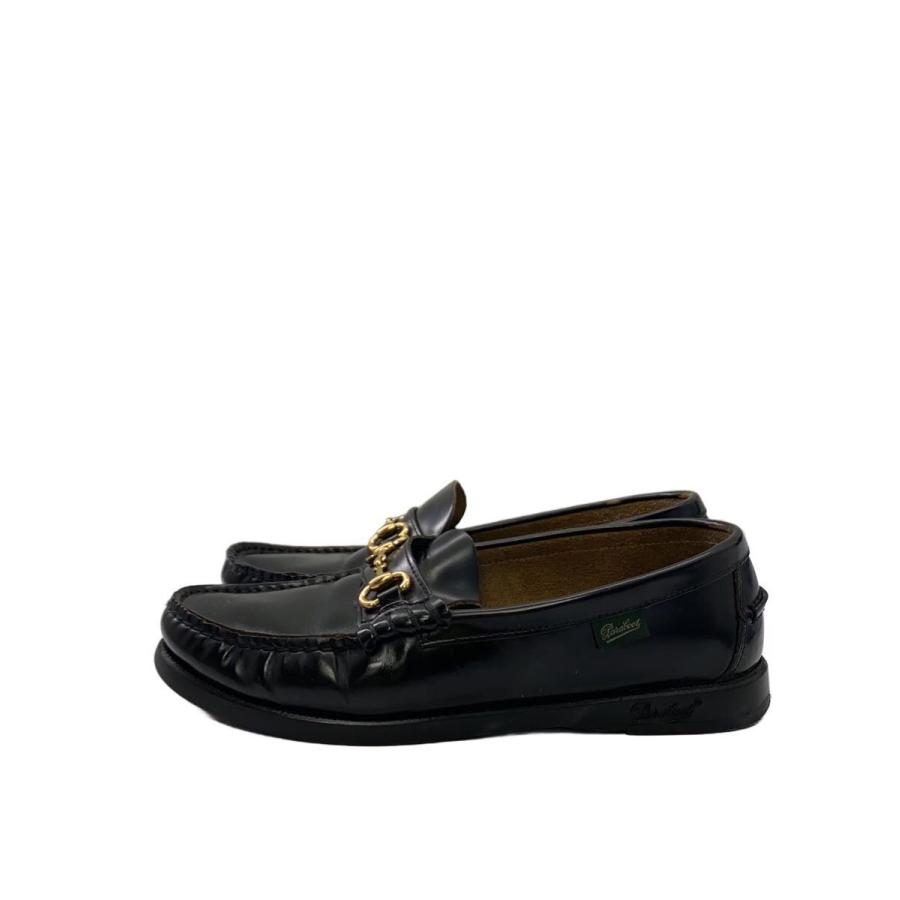 Paraboot◇ローファー/UK4.5/BLK/レザー/ビットローファー/UNITED