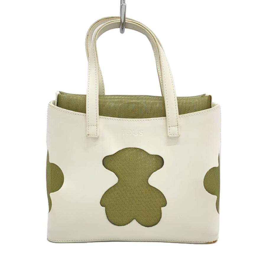 TOUS◇ハンドバッグ/--/WHT : セカンドストリートYahoo!店 - 通販 