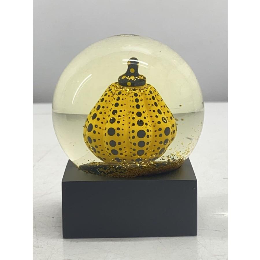 草間彌生パンプキンスノードーム新品 インテリア雑貨/YLW/スノードーム/草間彌生/PUMPKIN : セカンド
