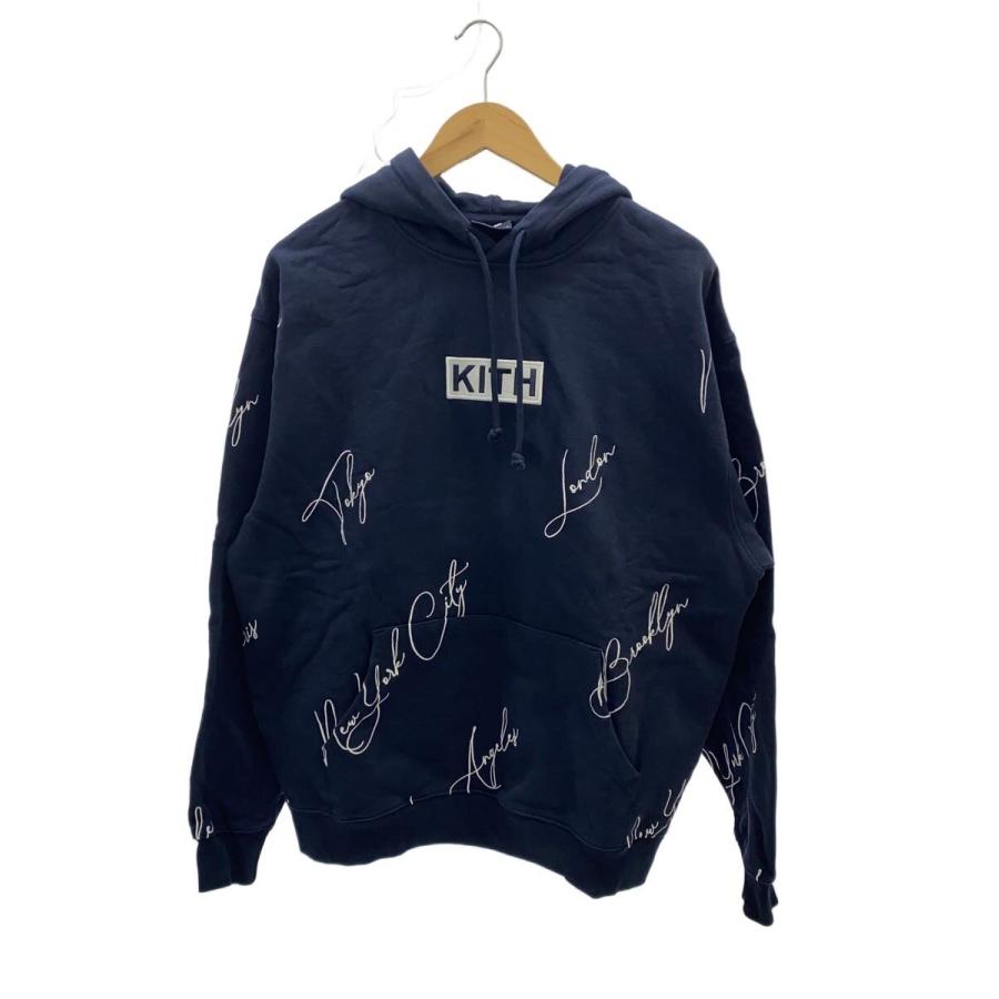 KITH◇パーカー/L/コットン/NVY/総柄 : セカンドストリートYahoo!店