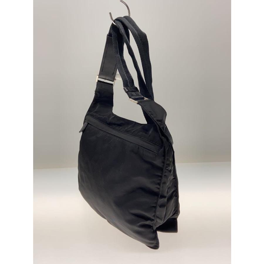 良品　PRADA プラダ　トートバッグ　ショルダーバッグ　ナイロン　黒　ブラック PRADA◇ショルダーバッグ/ナイロン/ブラック : セカンドストリート